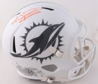 Tua Tagovailoa Signed Dolphins Full-Size Salute to Service Alternate Speed Helmet (Fanatics) at PristineAuction.com