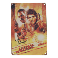 Danny Glover Signed "Lethal Weapon" 8x12 Tin Photo (JSA) at PristineAuction.com