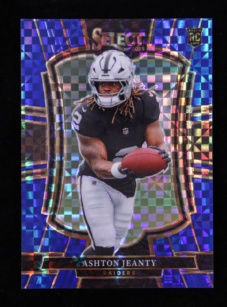 Ashton Jeanty 2025 Select Prizm Blue #104 RC #002/175