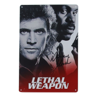 Danny Glover Signed "Lethal Weapon" 8x12 Tin Photo (JSA) at PristineAuction.com