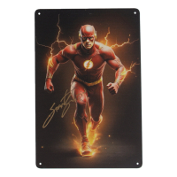 Grant Gustin Signed "The Flash" 8x12 Tin Photo (JSA) at PristineAuction.com