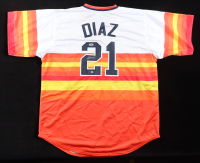 Yainer Diaz Signed Jersey (PSA & TriStar) at PristineAuction.com