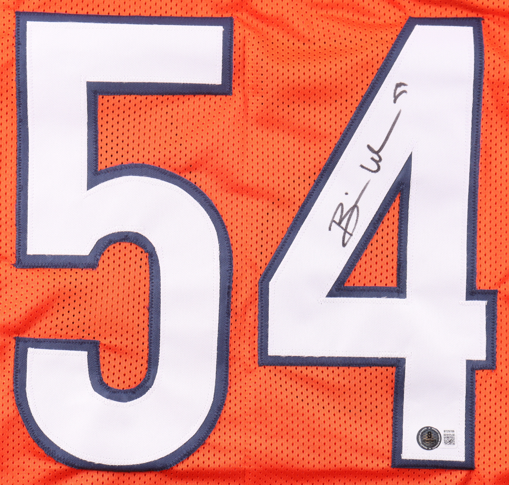 Brian Urlacher Signed Jersey (Beckett) at PristineAuction.com Brian Urlacher Signed Jersey (Beckett) at PristineAuction.com