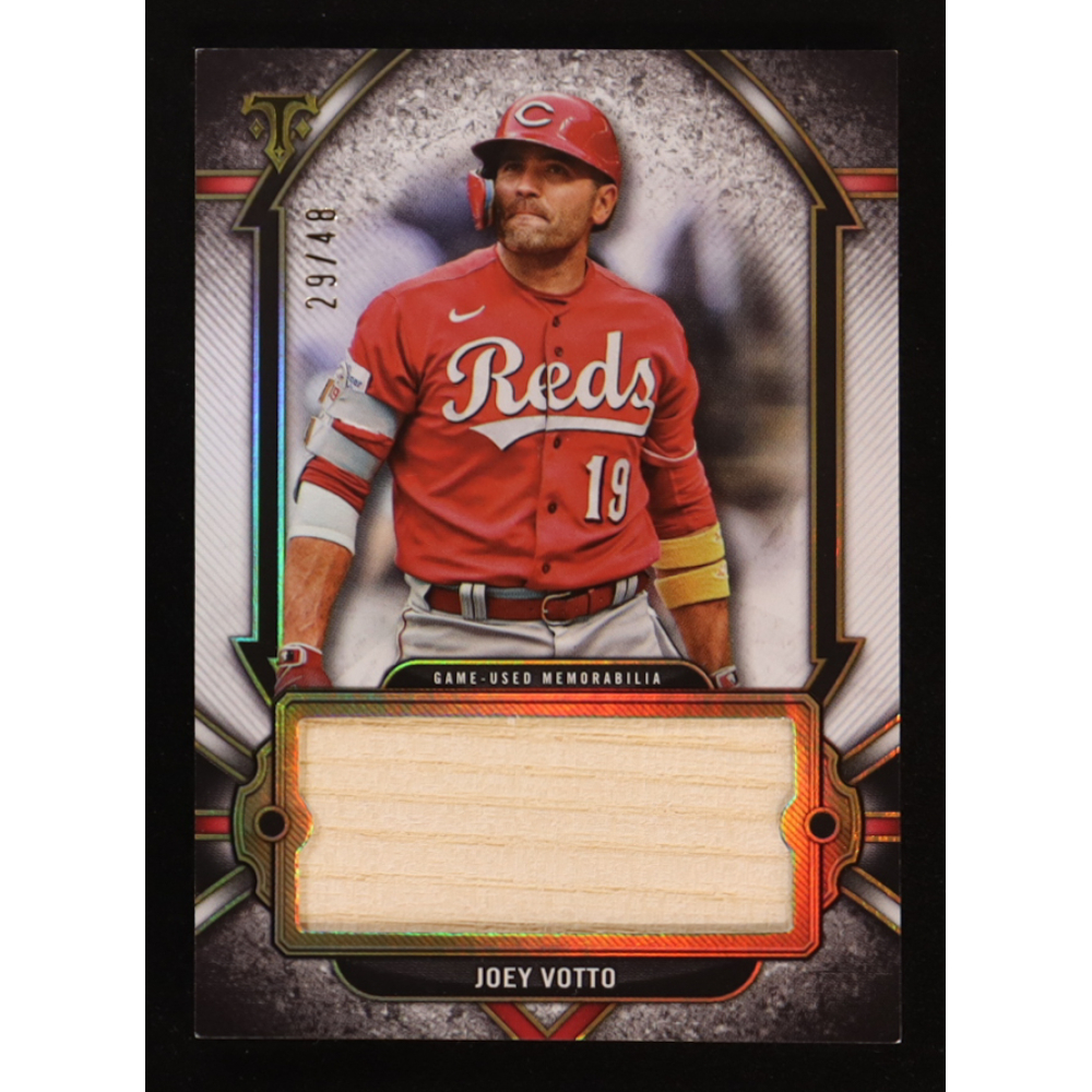 Joey Votto 2024 Topps Triple Threads Single Jumbo Relics #SJRJV #29/48 at PristineAuction.com