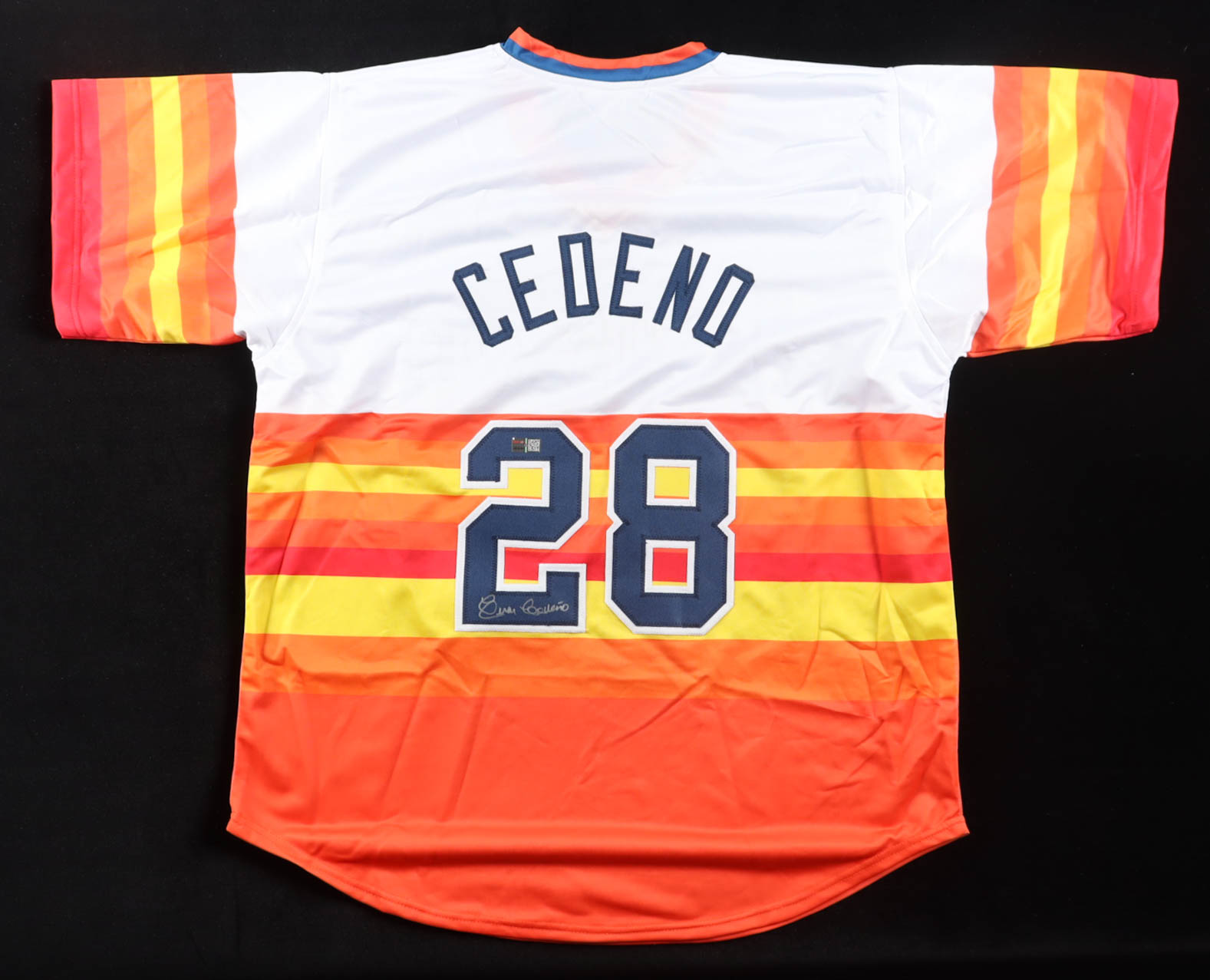 Cesar Cedeno Signed Jersey (TriStar) at PristineAuction.com Cesar Cedeno Signed Jersey (TriStar) at PristineAuction.com