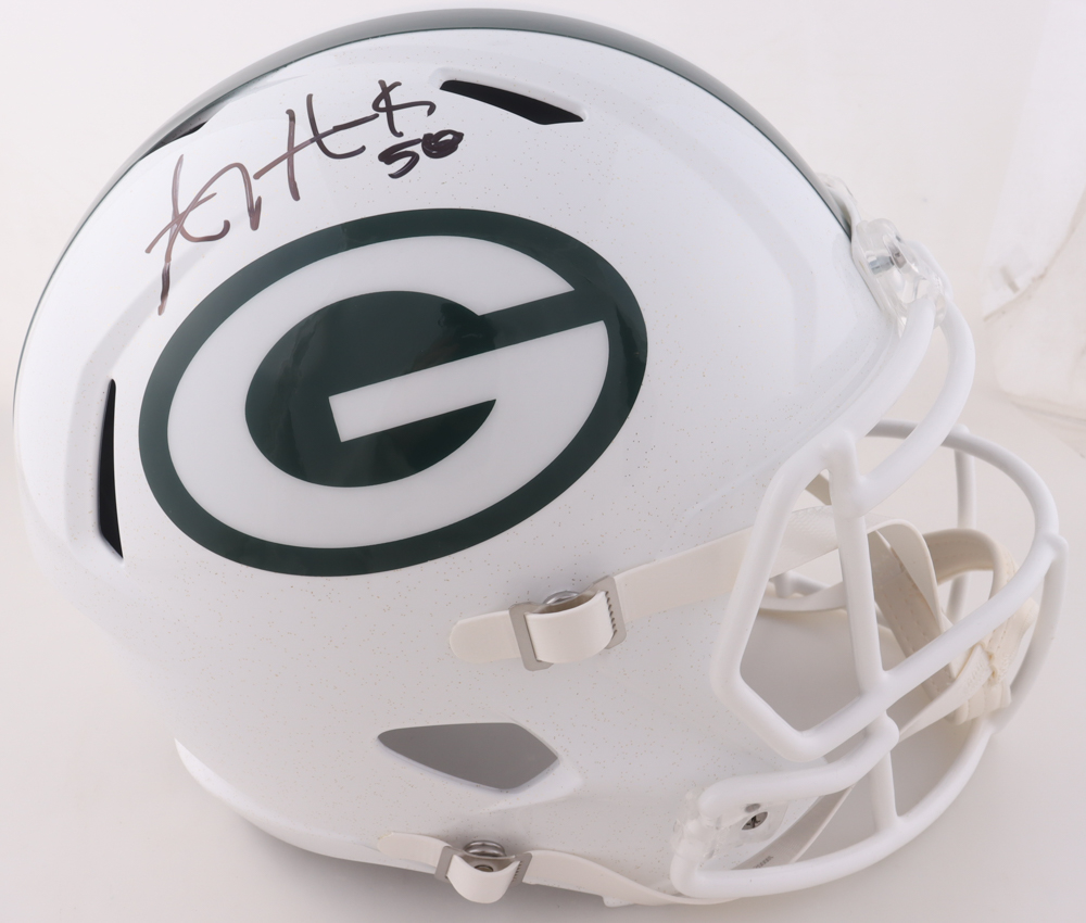 A. J. Hawk Signed Packers Full-Size Speed Helmet (Beckett) at PristineAuction.com A. J. Hawk Signed Packers Full-Size Speed Helmet (Beckett) at PristineAuction.com