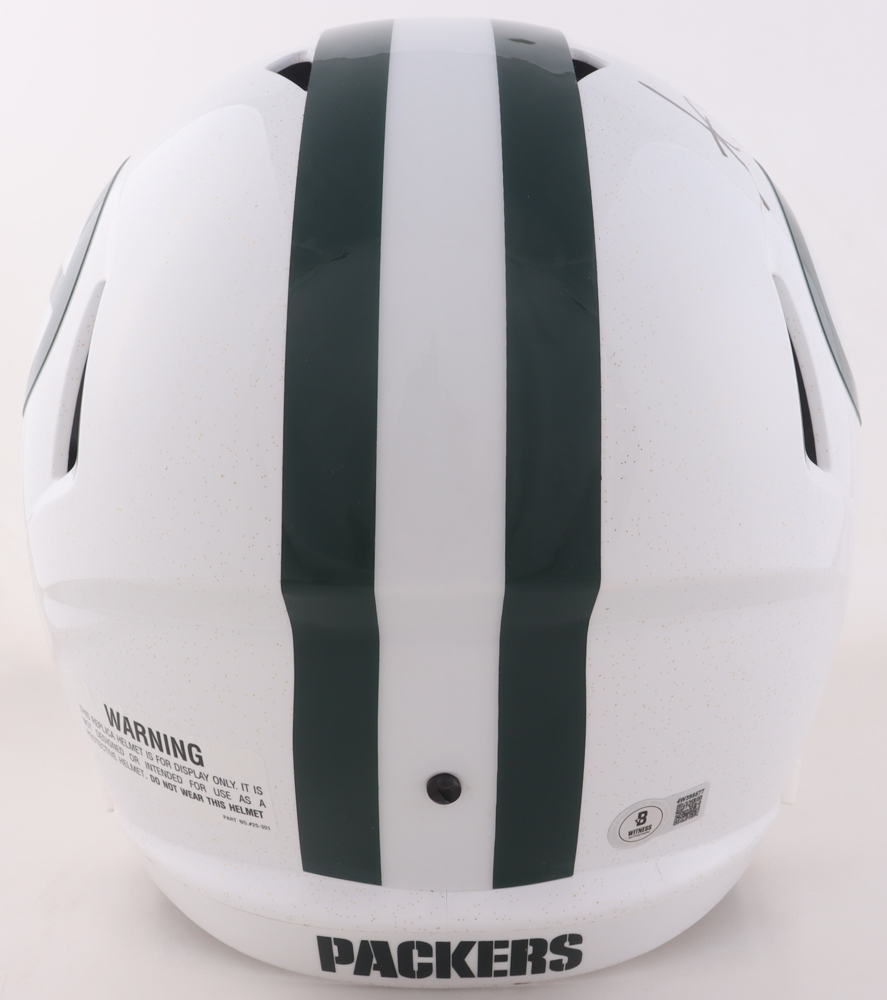 A. J. Hawk Signed Packers Full-Size Speed Helmet (Beckett) at PristineAuction.com A. J. Hawk Signed Packers Full-Size Speed Helmet (Beckett) at PristineAuction.com