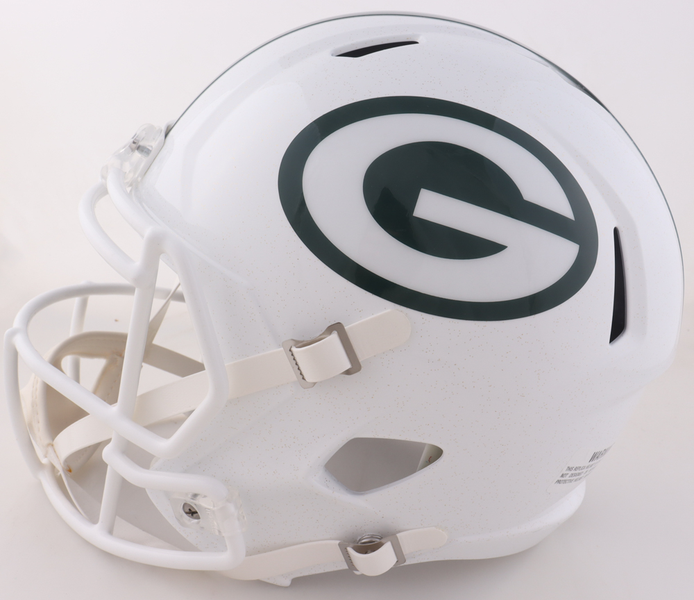 A. J. Hawk Signed Packers Full-Size Speed Helmet (Beckett) at PristineAuction.com A. J. Hawk Signed Packers Full-Size Speed Helmet (Beckett) at PristineAuction.com