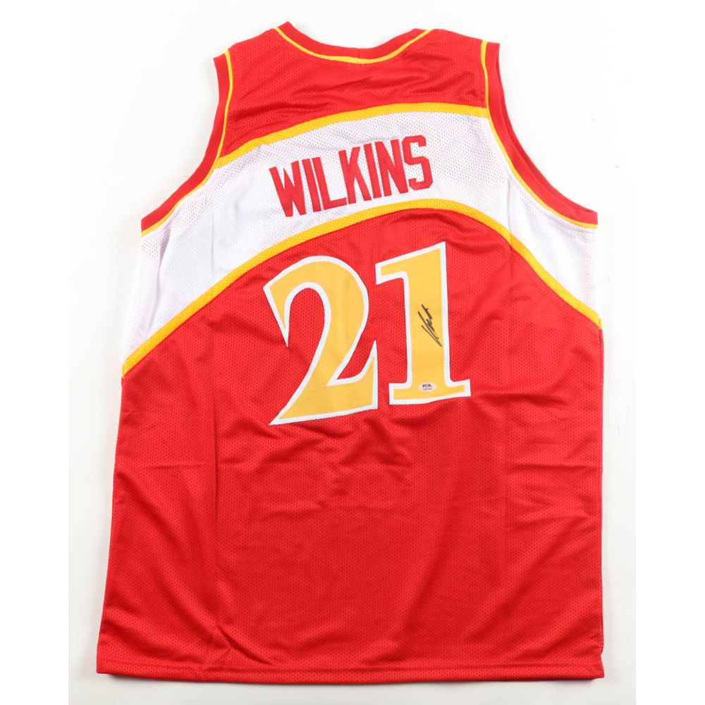 Dominique Wilkins Signed Jersey (PSA) at PristineAuction.com