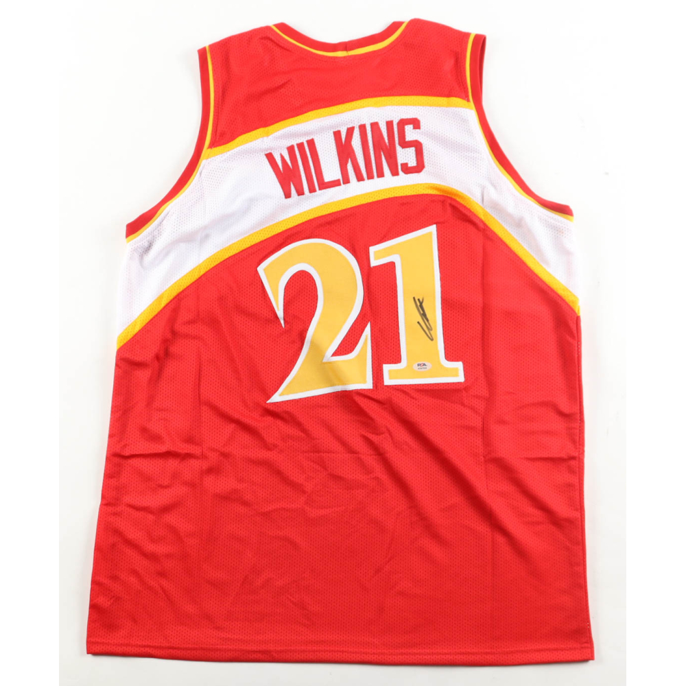 Dominique Wilkins Signed Jersey (PSA) at PristineAuction.com
