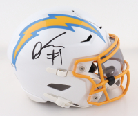 Quentin Johnson Signed Chargers Mid-Size SpeedFlex Helmet with Custom Visor (Beckett) at PristineAuction.com