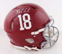 Nick Saban Signed Alabama Crimson Tide Full-Size Speed Helmet (Fanatics) at PristineAuction.com