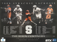 2009 Syracuse Orange Men's Lacrosse | 18x24 Poster Hand-Signed by (5) with Matt Abbott, Kenny Nims (Fanatics & Steiner) at PristineAuction.com