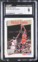 Michael Jordan 1991-92 Hoops #455 (CGC 9) at PristineAuction.com