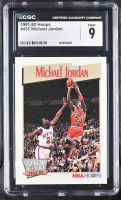 Michael Jordan 1991-92 Hoops #455 (CGC 9) at PristineAuction.com