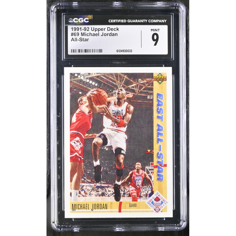 Michael Jordan 1991-92 Upper Deck All-Star #69 (CGC 9) at PristineAuction.com