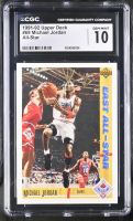 Michael Jordan 1991-92 Upper Deck All-Star #69 (CGC GEM MINT 10) at PristineAuction.com