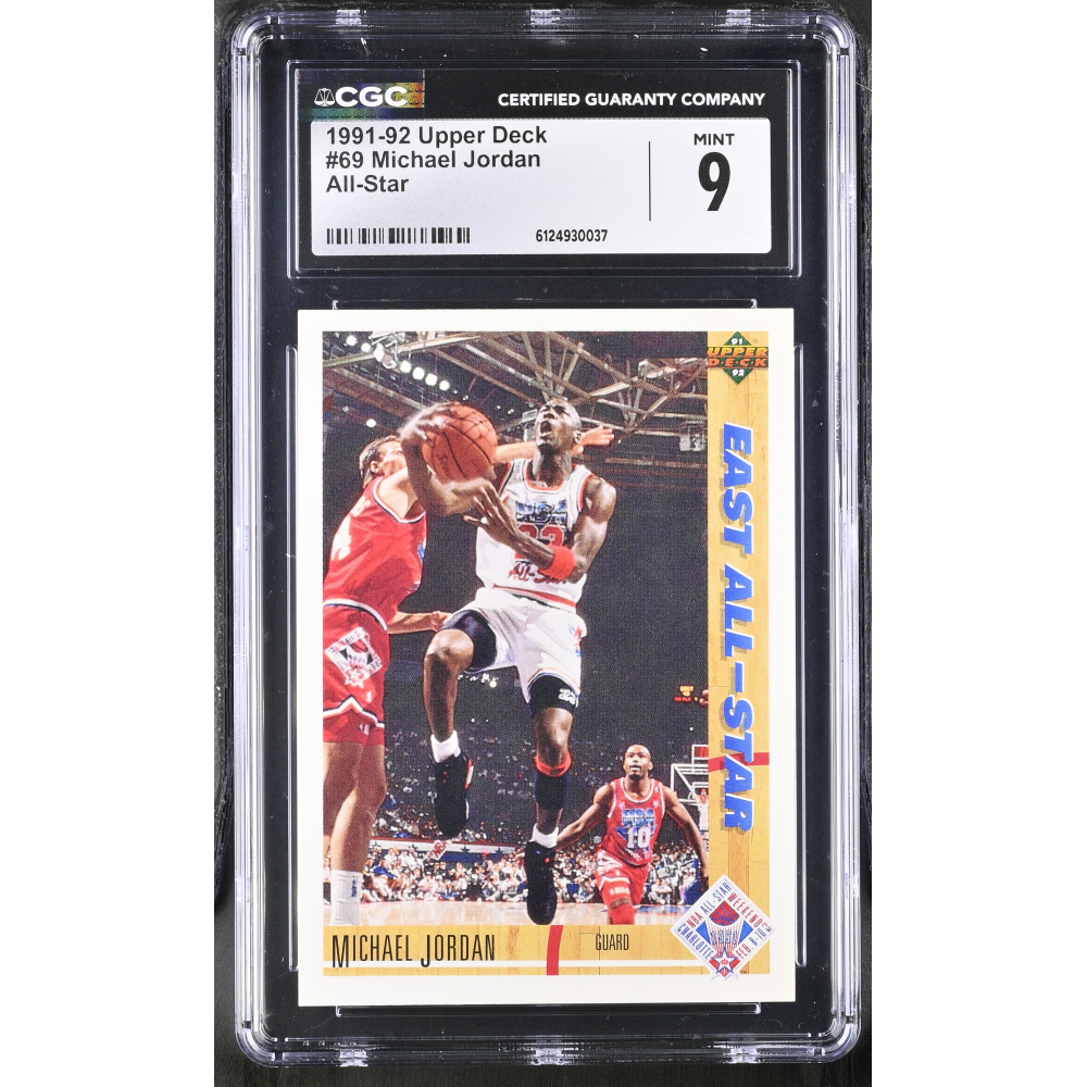 Michael Jordan 1991-92 Upper Deck All-Star #69 (CGC 9) at PristineAuction.com