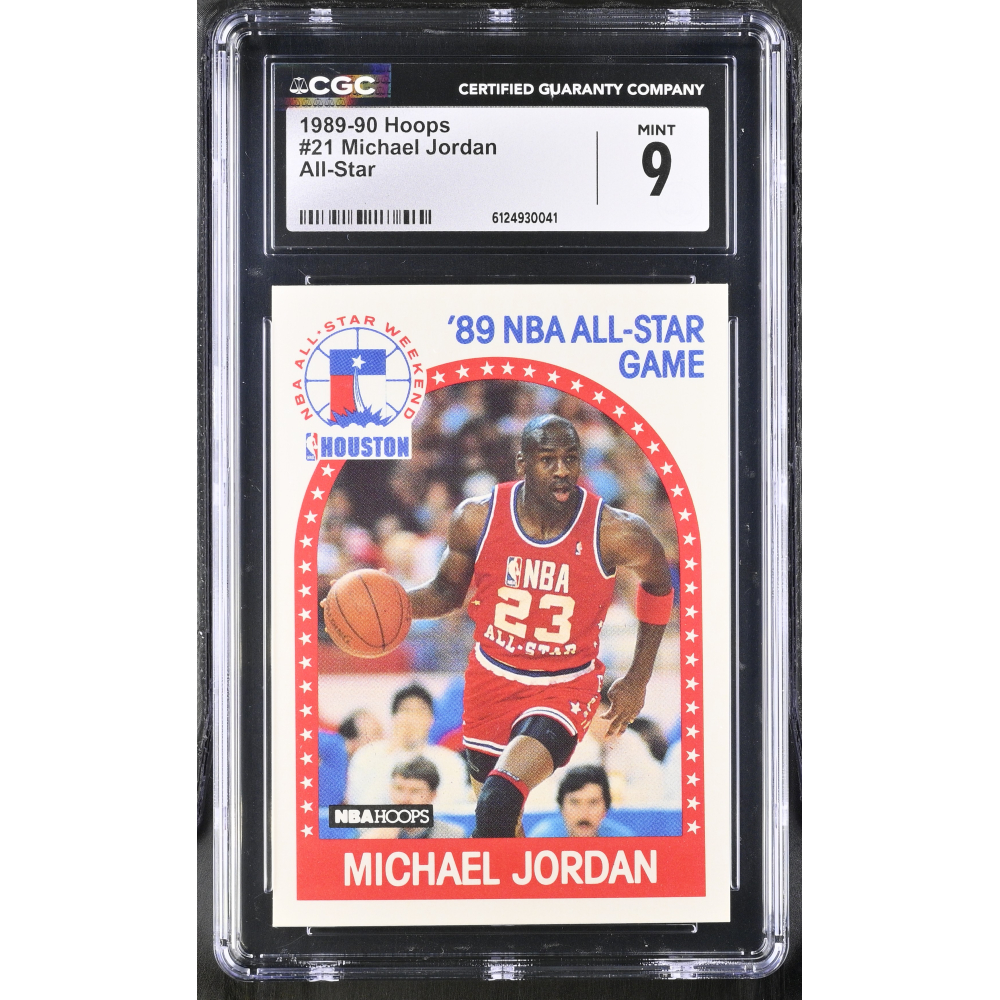 Michael Jordan 1989-90 Hoops All-Star #21 (CGC 9) at PristineAuction.com