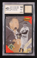Ted Williams 1994 Ted Williams #LP2B Red with Game-Used Bat Piece (BCCG 10) at PristineAuction.com