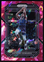 Anthony Edwards 2022-23 Panini Prizm Prizms Pink Ice #56 at PristineAuction.com