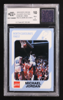 Michael Jordan 1989-90 North Carolina Collegiate Collection with Practive-Worn Unc Shorts #14 (BCCG 10) at PristineAuction.com