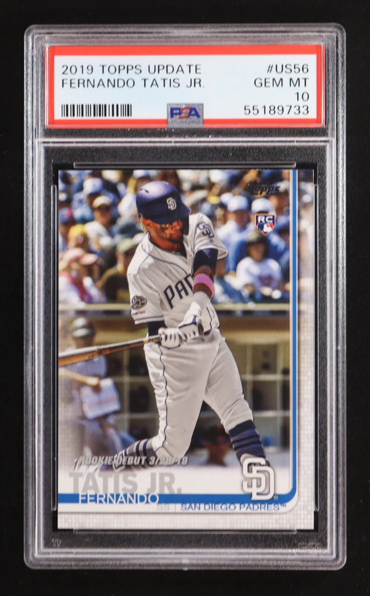 Fernando Tatis Jr. 2019 Topps Update #US56 RD RC (PSA 10) at PristineAuction.com Fernando Tatis Jr. 2019 Topps Update #US56 RD RC (PSA 10) at PristineAuction.com