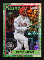 Bryce Harper 2025 Topps Chrome Logofractor '90 Topps #90CB12 at PristineAuction.com