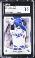 Shohei Ohtani 2024 Topps 50/50 #24 (CGC GEM MINT 10) at PristineAuction.com