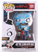 David Howard Thornton Signed "Terrifier" #1591 Art The Clown with Bike Funko Pop! Vinyl Figure Inscribed "Art The Clown" With Hand-Drawn Sketch (JSA) at PristineAuction.com