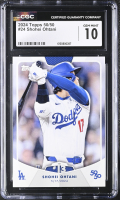 Shohei Ohtani 2024 Topps 50/50 #24 (CGC GEM MINT 10) at PristineAuction.com