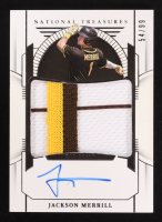 Jackson Merrill 2024 Panini National Treasures Prospect Material Signatures #93 #54/99 RC at PristineAuction.com