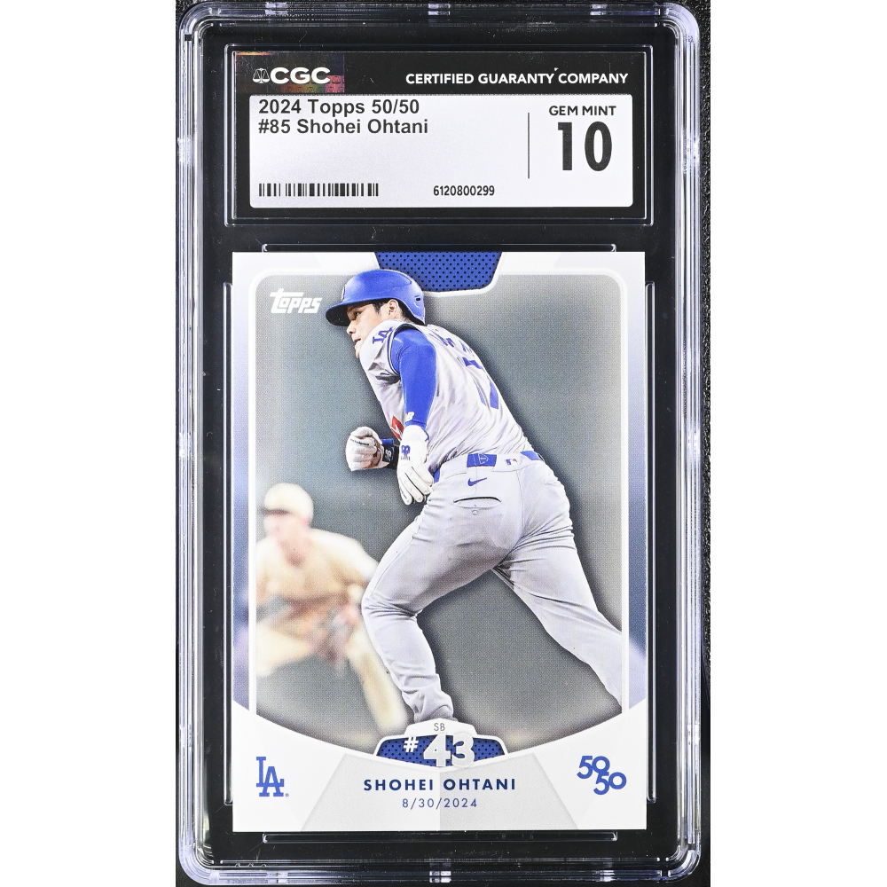 Shohei Ohtani 2024 Topps 50/50 #85 (CGC GEM MINT 10) at PristineAuction.com