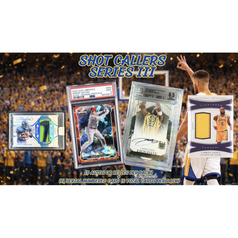 Break King: Shot Callers Series III Mystery Box at PristineAuction.com