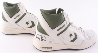 Larry Bird Signed Set of (2) Undefeated x Converse Weapon High "Chive" Basketball Shoes (PSA) at PristineAuction.com