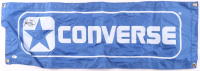 Larry Bird Signed Vintage 1990 Converse In-Store Only Canvas Banner (PSA) at PristineAuction.com
