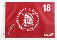 Jordan Spieth Signed 126th U.S. Open Shinnecock Hills Golf Pin Flag (JSA) at PristineAuction.com