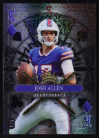 Josh Allen 2024 Wild Card 5 Card Draw Stacked Deck King of Diamonds Blue #SDPD-JAN #1/1 at PristineAuction.com