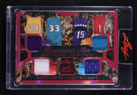 Kobe Bryant / Grant Hill / Vince Carter / Tracy Mcgrady 2023 Leaf Art of Sport Renaissance Men Game-Used Memorabilia #RM-2 at PristineAuction.com