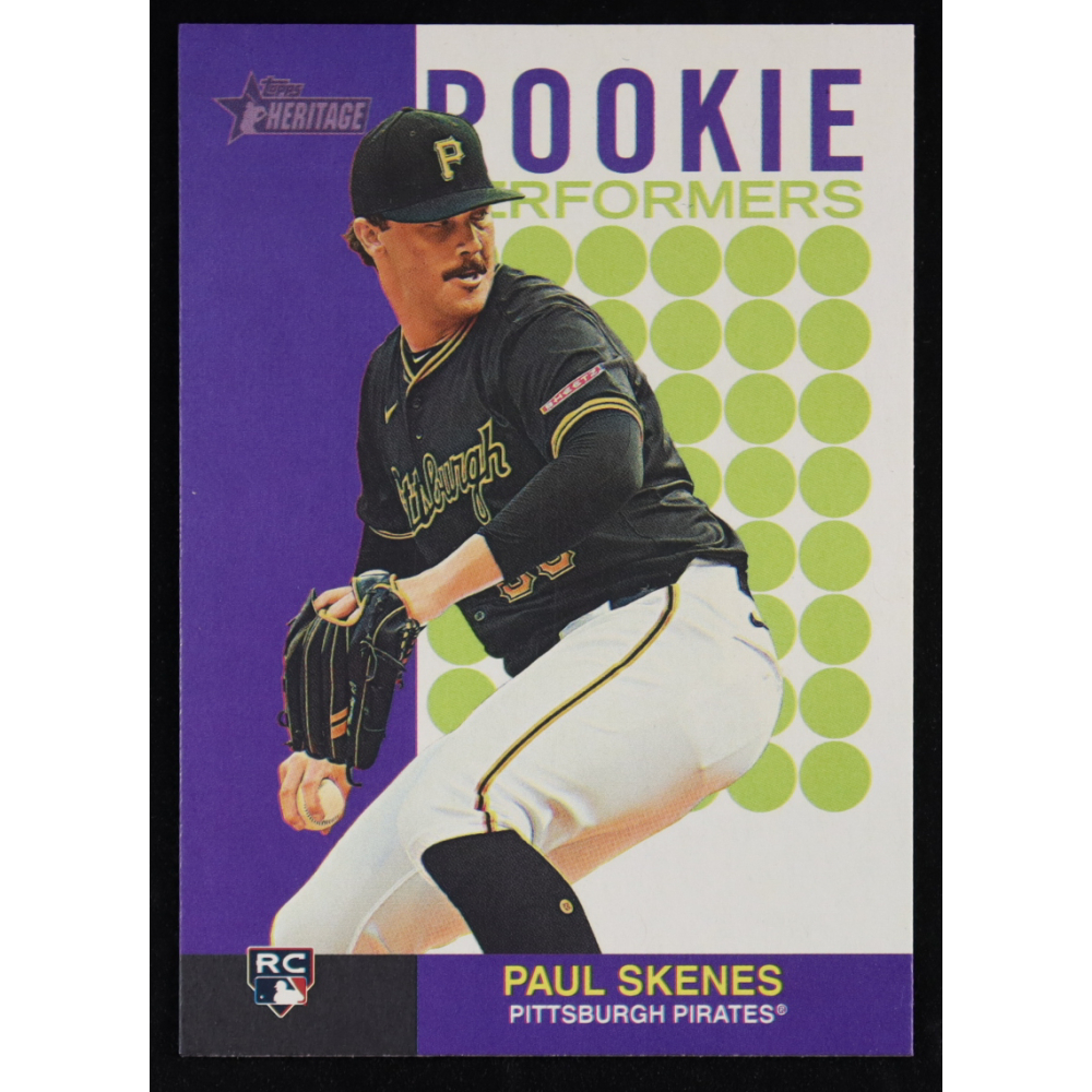 Paul Skenes 2024 Topps Heritage Rookie Performers #RP15 RC at PristineAuction.com