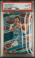 LaMelo Ball 2023-24 Panini Spectra Lucky Envelopes #82 #1/8 (PSA 10) at PristineAuction.com