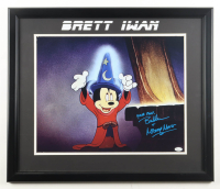 Brett Iwan Signed Disney's "Fantasia" Custom Framed Print Display Inscribed "Your Pals, Brett Iwan + Mickey Mouse" (JSA) at PristineAuction.com