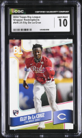 Elly De La Cruz 2024 Topps Big League Wrapper Redemptions #WR-25 (CGC GEM MINT 10) at PristineAuction.com