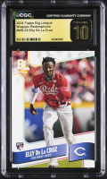 Elly De La Cruz 2024 Topps Big League Wrapper Redemptions #WR-25 (CGC PRISTINE 10 | Black Label) at PristineAuction.com