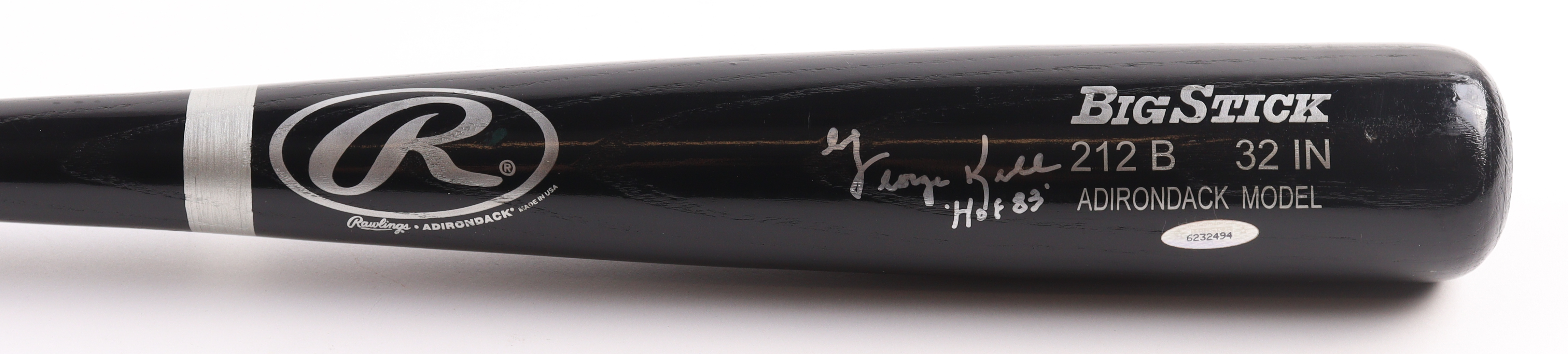 George Kell Signed Rawlings Pro Model Baseball Bat Inscribed "HOF 83" (Schwartz) at PristineAuction.com George Kell Signed Rawlings Pro Model Baseball Bat Inscribed "HOF 83" (Schwartz) at PristineAuction.com
