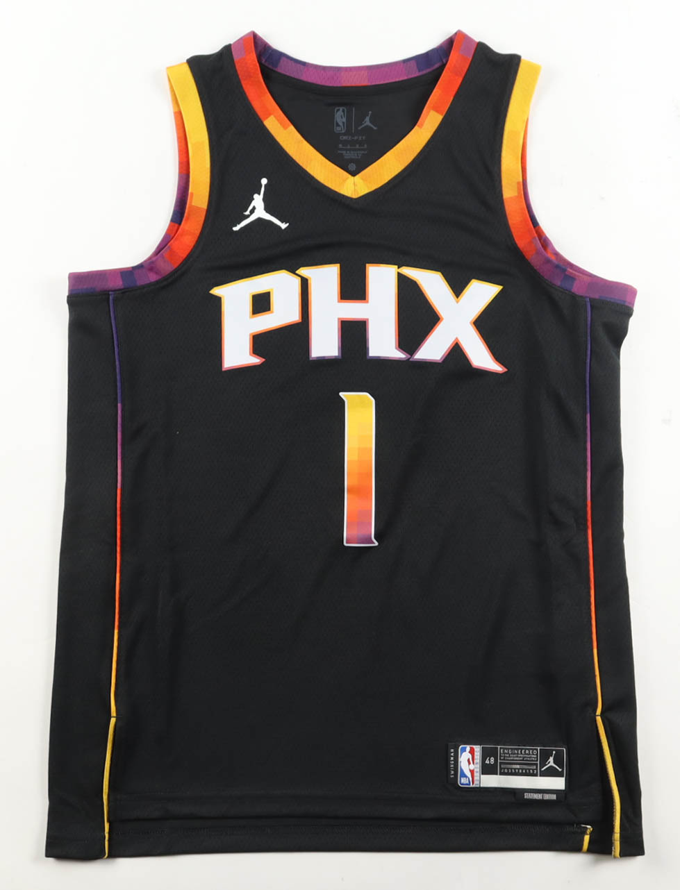 Devin Booker Suns Jordan Authentic Jersey at PristineAuction.com Devin Booker Suns Jordan Authentic Jersey at PristineAuction.com