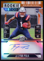 Ja'Lynn Polk 2024 Panini Contenders Optic Rookie Ticket Autographs Orange #118 RC #2/50 at PristineAuction.com