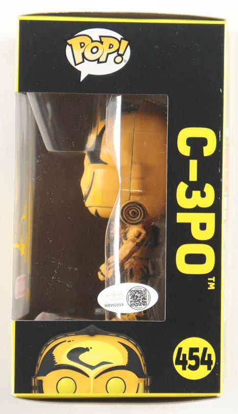 Chris Bartlett Signed "Star Wars" #454 C-3PO Funko Pop! Vinyl Figure (JSA) at PristineAuction.com Chris Bartlett Signed "Star Wars" #454 C-3PO Funko Pop! Vinyl Figure (JSA) at PristineAuction.com