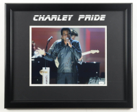 Charley Pride Signed Custom Framed Photo Display (JSA) at PristineAuction.com