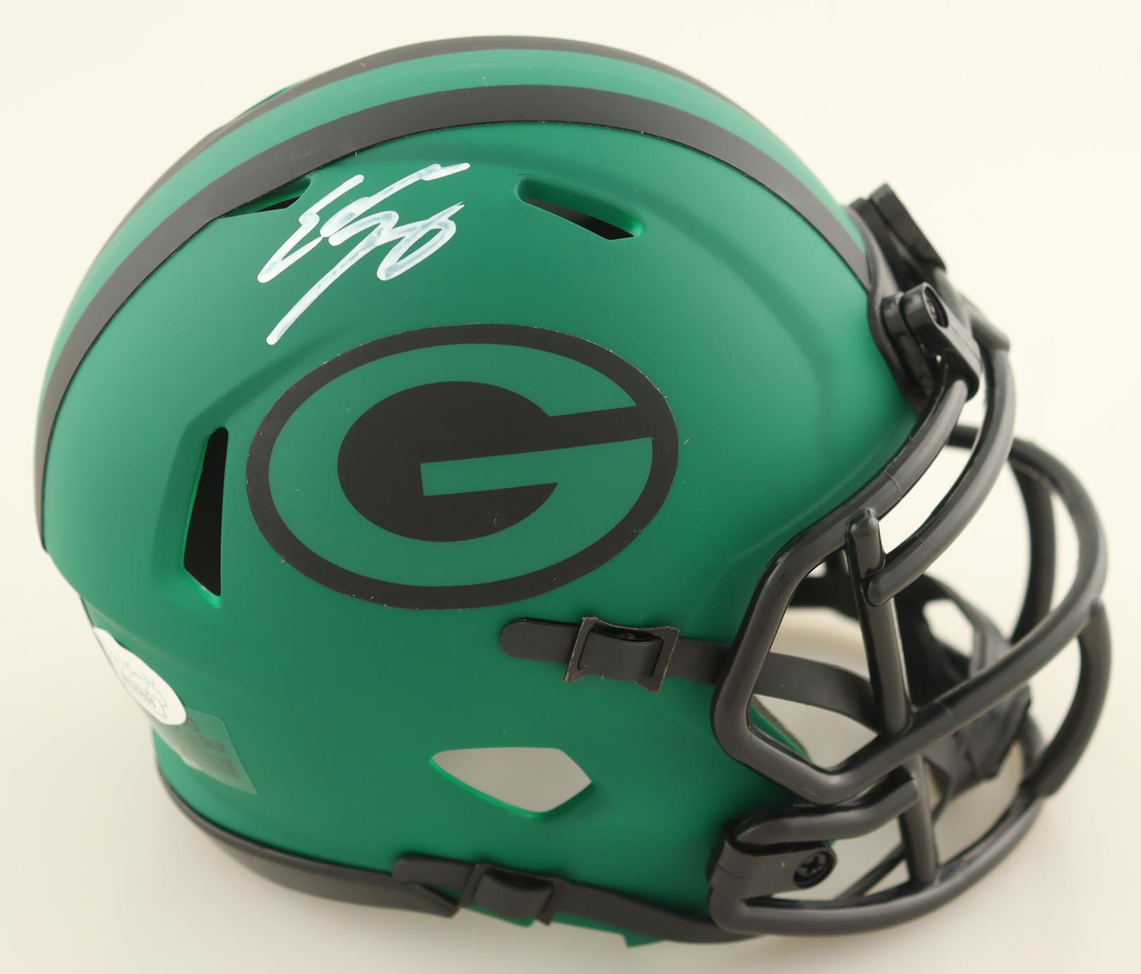 Eddie Lacy Signed Packers Rave Alternate Speed Mini Helmet (JSA) at PristineAuction.com Eddie Lacy Signed Packers Rave Alternate Speed Mini Helmet (JSA) at PristineAuction.com